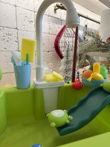 Кухонный игровой набор с краном и циркуляцией воды • Развивающая игрушка для детей (1782022)