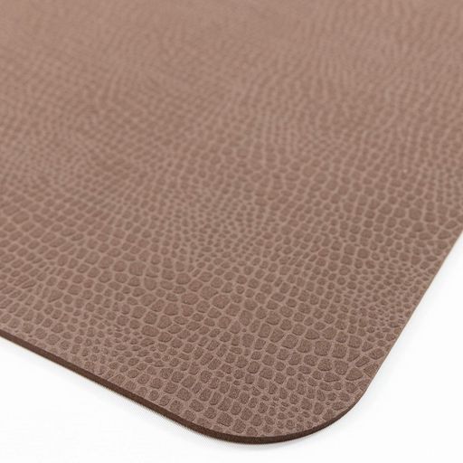 Килимок для йоги та фітнесу EVA (йога мат, каремат спортивний) 100х50 см OSPORT Yoga Pro Micro 3мм (OF-0244) Коричневий (1782453)
