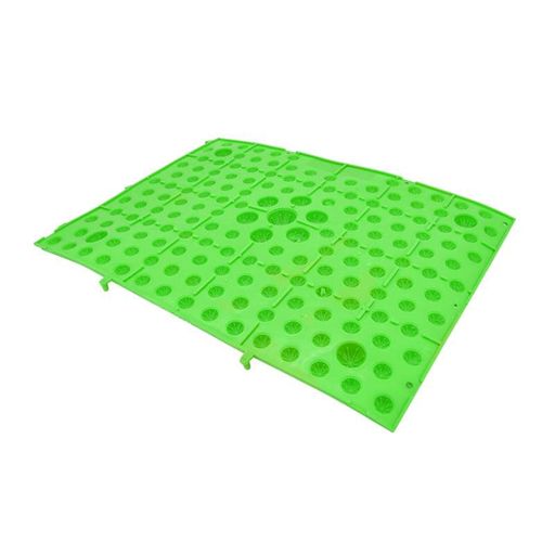 Коврик-пазл ортопедический массажный (массажер для ног и стоп) OSPORT 24*30cm (MS 1952) Зеленый (1783614)