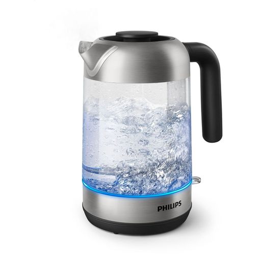 Електрочайник PHILIPS Series 5000 чорно-сріблястий, 1.7 л (HD9339/80)
