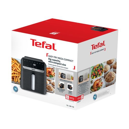 Мультипіч Tefal Easy Fry Mega Compact чорна (EY8618E0)