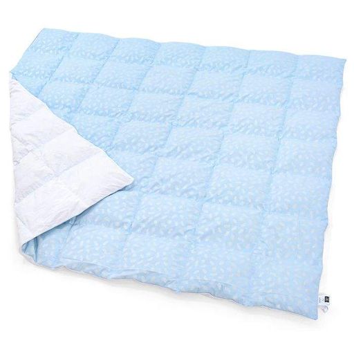Ковдра MirSon пухова №1858 Bio-Blue 70% пух Зима + 140x205 (2200003014549) (1786465)