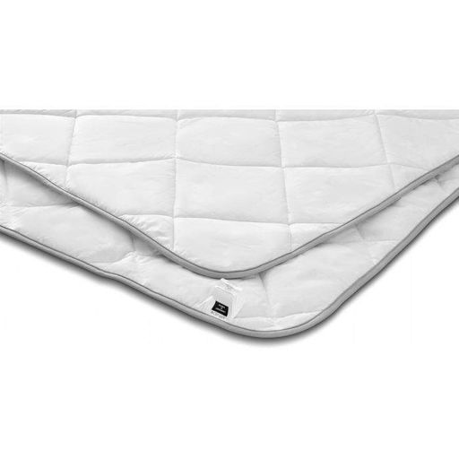 Ковдра MirSon антиалергенна EcoSilk №1301 Bianco Демісезонна 200x220 см (2200001526983) (1786903)