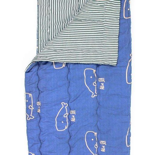 Ковдра MirSon антиалергенна Eco-Soft Зима №4091 Color Fun Line Whales 140х205 (2200004876009) (1787034)