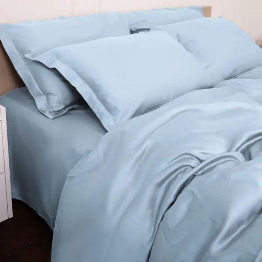 Постільна білизна MirSon Tencel №04 Blue 175х210 двоспальний (2200009369544) (1787346)