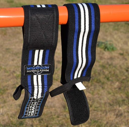 Бинти для зап'ясть (кистьові бинти) Power System PS-3500 Wrist Wraps Blue/Black (пара) (1792953)