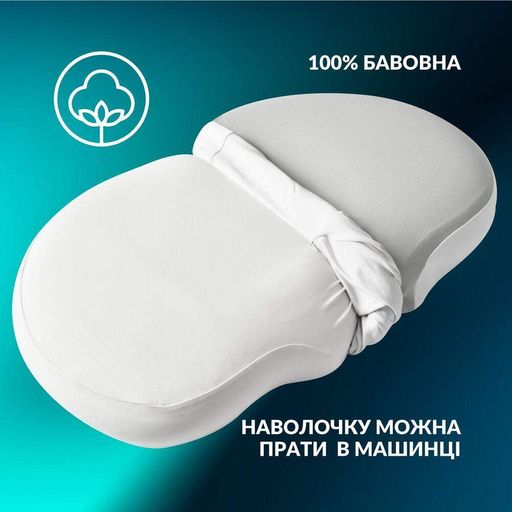 Подушка ортопедическая CloudTherapy 65х40х10 см IDEIA анатомическая с эффектом памяти для сна на боку, спине (1797202)