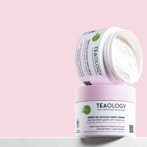 Разглаживающий крем для тела Teaology Green Tea Glycolic Body Cream, 260 мл