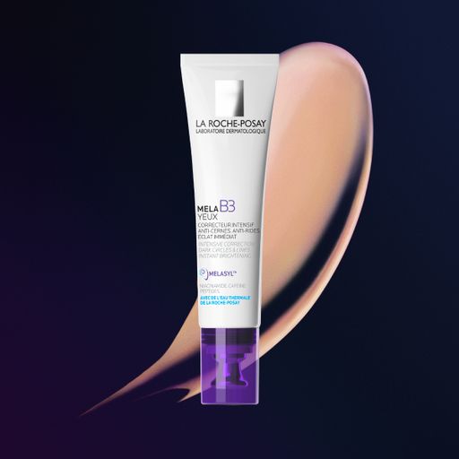 Крем інтенсивної дії La Roche-Posay Mela B3 для корекції пігментних плям, темних кіл, зморщок та освітлення шкіри навколо очей, 15 мл
