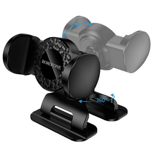 Автотримач Borofone BH142 Support pull clip (center console) Black (1799079)