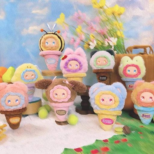 Колекційна м'яка іграшка з кільцем Морозивко Pop Top MJ-000095 Lucky Emma серії "Scoop Ice Cream" (1799178)