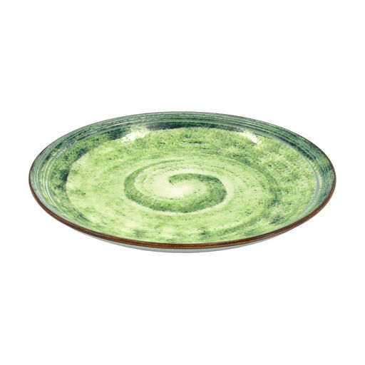Тарілка десертна Milika Sand Green порцелянова, 19 см (M0570-TRSC251816-75P)