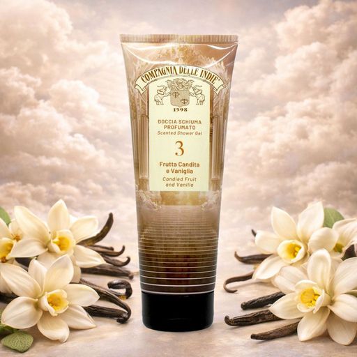 Гель для душу Compagnia Delle Indie 3 Candied Fruit and Vanilla Scented Shower Gel, 250 мл
