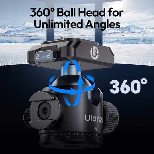 Адаптер кронштейн Ulanzi Ulanzi T100 Uka Quick-Release Ball Head (C062) (1802305)