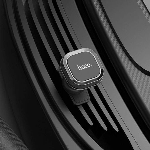Автотримач для телефона HOCO CA52 Intelligent air outlet in-car holder Black+Gray (6931474707529) (1802553)