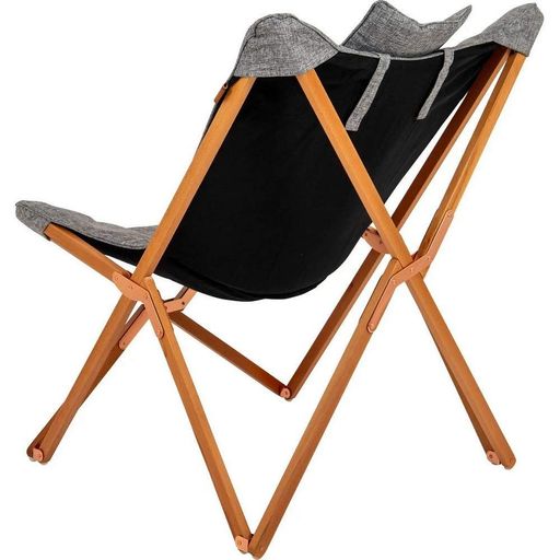 Кресло раскладное Bo-Camp Bloomsbury L Grey 1200370 DAS302726 (1802597)