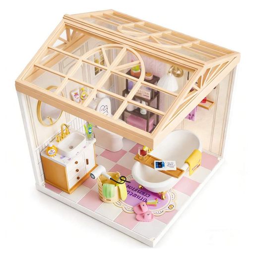 Интерьер Конструктор-румбокс Ванная комната Mini House 8009-MH серии , со светом (1803932)