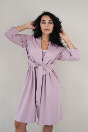 Халат Мамин Дім Soft&Lace XS Аметист (25310) (1804652)