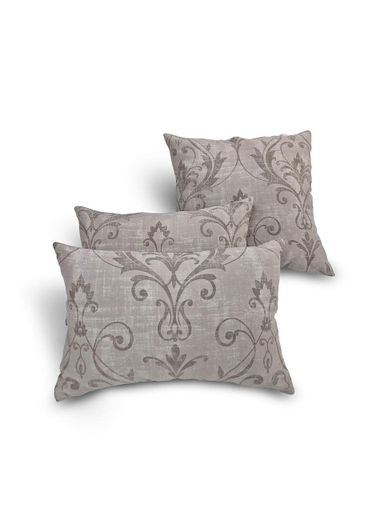Комплект декоративных подушек Textilia Damask 44х30см 2шт 43х43см 1шт коричневый и мокко (п_0814) (1804885)