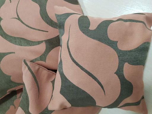 Комплект декоративних подушок Textilia Abstract 40х40см 2шт 40х25см 1шт 25х25см 1шт Теракотові (п_0501) (1805017)