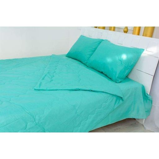Ковдра MirSon Літній комплект №2668 Бавовна 11-2208 Mint ковдра 140x205 см (2200003113532) (1805336)