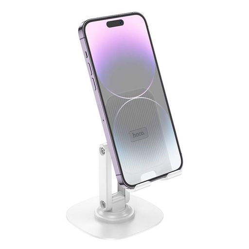 Тримач для телефона HD6 Winner dual-axis rotating desktop stand White (6942007602389) (1805708)