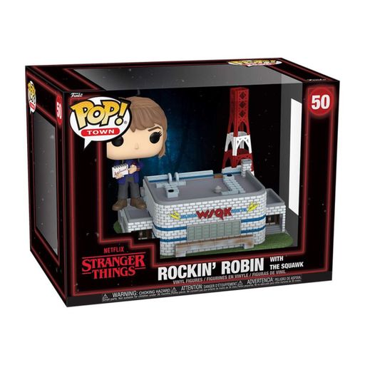 Игровая фигурка FUNKO POP! "Робин с радиостанцией WSQK Town" Funko 86620 серии "Очень страные дела" (1805906)