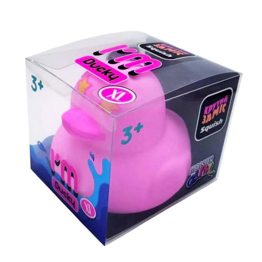 Детский антистресс "Крутой замес - I'm Ducky XL" MonsterGum AS25003 Розовый (1806190)