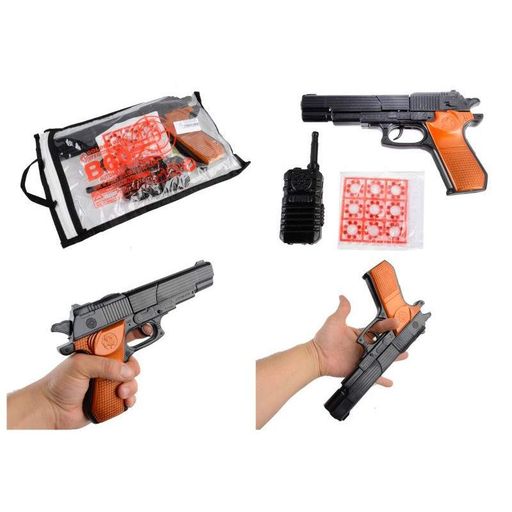 Игрушечный пистолет "B60" с пистонами и игрушечной рацией Golden Gun 252GG (1806341)