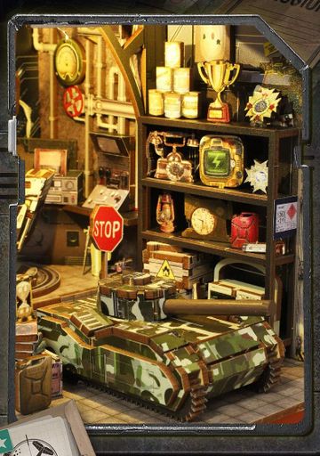 Бук Нук Воеенная база конструктор Book Nook Military Base JTSL-18 (1807196)