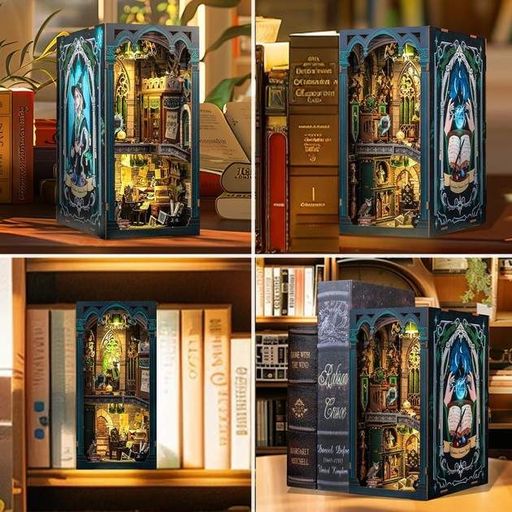 Бук Нук Комната Тьмы Интерьерный конструктор Darkness Common Room DIY Book Nook Kit RK-05 (1807215)