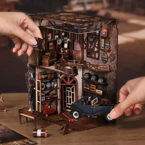 Бук Нук Ремонтная Мастерская Интерьерный конструктор Craftsmanship Repair Shop DIY Book Nook BV02-016 (1807293)