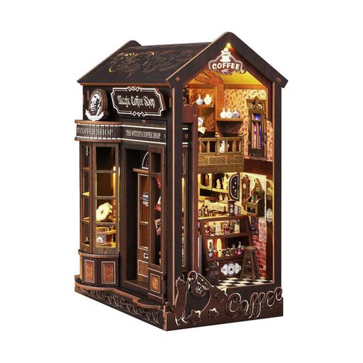 Бук Нук Волшебная кофейня Интерьерный конструктор Book Nook Magic Coffee Shop JTSL-23 (1807301)