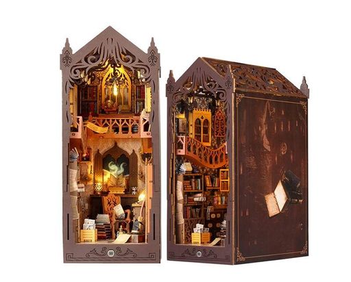 Бук Нук Волшебная библиотека Book Nook Magic Library TSZH227 Интерьерный конструктор (1807304)