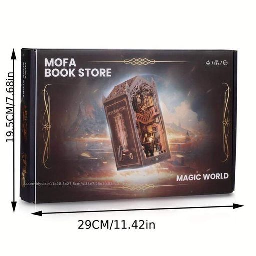 Бук Нук Волшебная библиотека Book Nook Magic Library TSZH227 Интерьерный конструктор (1807304)