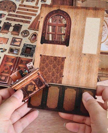 Бук Нук Ретро фотостудия Book Nook Retro photo studio DIY SJ-031 (1807320)