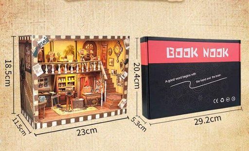 Бук Нук Ретро фотостудия Book Nook Retro photo studio DIY SJ-031 (1807320)