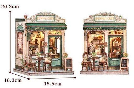 Бук Нук Сонячне кафе Інтер'єрний конструктор Book Nook Sunny Cafe DIY CWGC-208 (1807340)