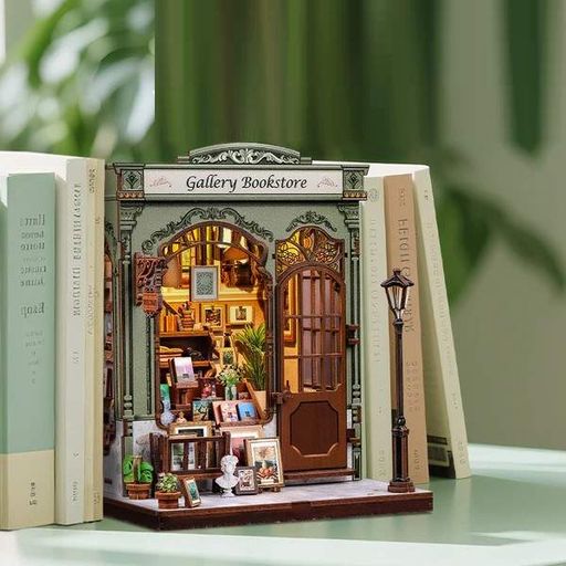 Бук Нук Книжкова галерея Інтер'єрний конструктор Book Nook Gallery Bookstore DIY CWGC-214 (1807343)