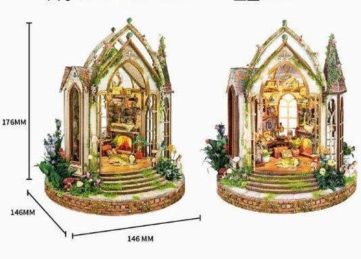 Бук Нук Квітка мрії Book Nook Dreamland Floral Studio DIY Інтер'єрний конструктор SQ-66 (1807344)