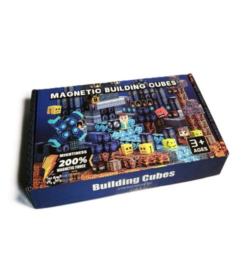 Магнітний конструктор Синій Замок Magnetic Building Cubes Blue Architecture Castle 150 шт (1807346)