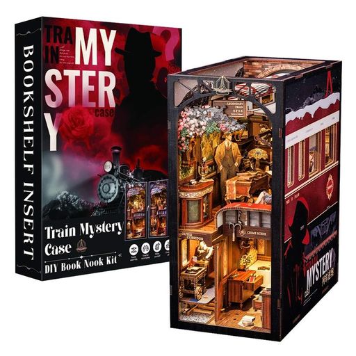 Бук Нук Train Mystery Case Book Nook DIY Інтерьерний конструктор BN01 (1807367)