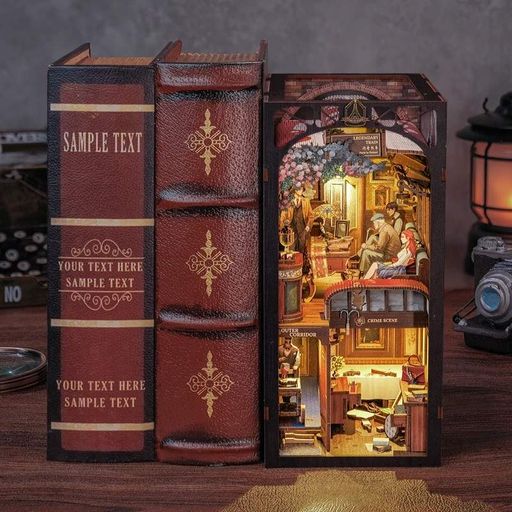 Бук Нук Train Mystery Case Book Nook DIY Інтерьерний конструктор BN01 (1807367)