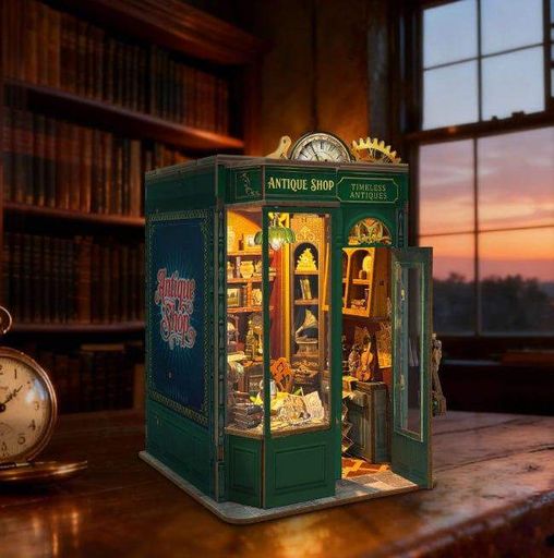 Бук Нук Антикварний магазин Інтер'єрний конструктор Book Nook Antique Shop DIY SQ-89 (1807433)