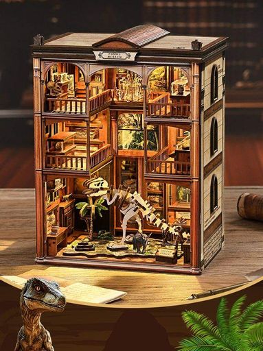 Бук Нук Музей ископаемых Book Nook Fossil Museum DIY Интерьерный конструктор AH01-006 (1807461)