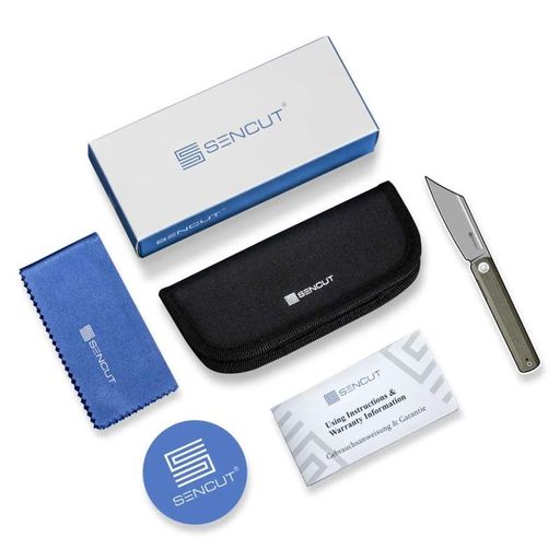 Ніж складаний туристичний Sencut Serene, (8.8 см) D2 / Aluminum сірий (1807473)