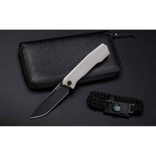 Ніж складаний туристичний Ruike P166-aк, (9.2 см) 14c28n / Aluminum сірий (1807612)
