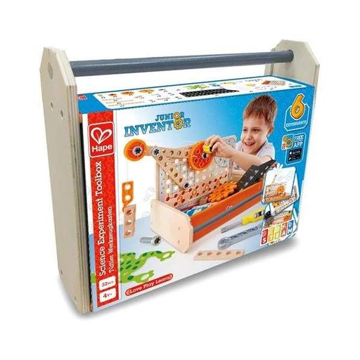 Конструктор Hape Junior Inventor Інструменти для експериментів 32 ел. (E3029) (1807647)