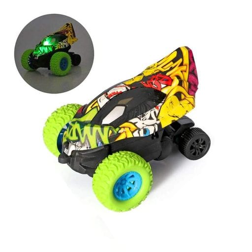 Дитяча трюкова машинка FL-20610C(Green) інерційна, 11 см, оберт на 360° (1807657)
