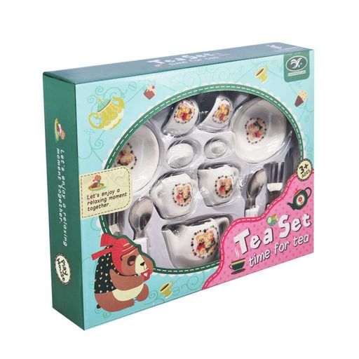 набір посуду Tea set 868-E6-3 порцеляна, 17 предметів Bambi Дитячий (1807846)